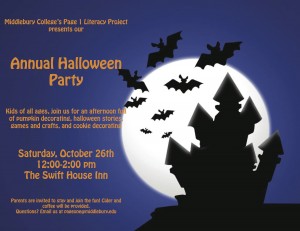 Page One Halloween Party Poster Final copy