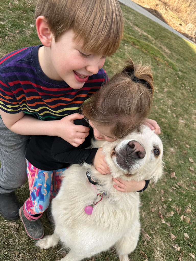 Cheers for the family dog